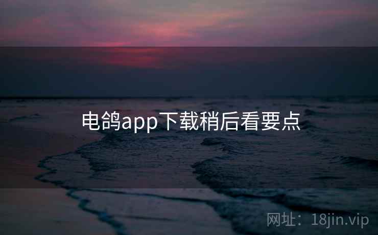 电鸽app下载稍后看要点